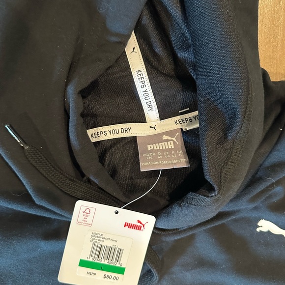 PUMA - Light Hooded Top - slightly cropped - size L - Picture 2 of 4